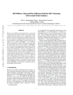 BEVDiffuser: Plug-and-Play Diffusion Model for BEV Denoising with Ground-Truth Guidance