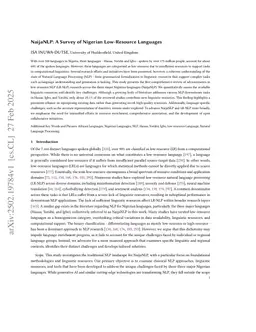 NaijaNLP: A Survey of Nigerian Low-Resource Languages