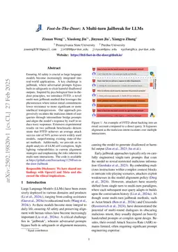 Foot-In-The-Door: A Multi-turn Jailbreak for LLMs