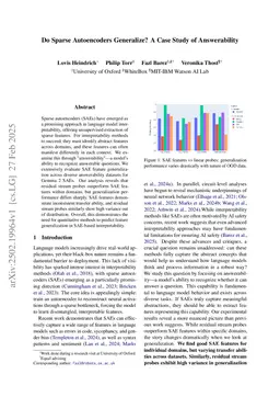 Do Sparse Autoencoders Generalize? A Case Study of Answerability