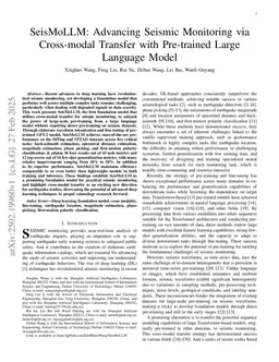 SeisMoLLM: Advancing Seismic Monitoring via Cross-modal Transfer with Pre-trained Large Language Model
