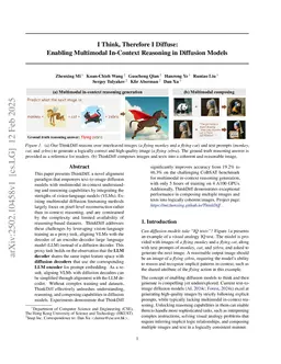 I Think, Therefore I Diffuse: Enabling Multimodal In-Context Reasoning in Diffusion Models
