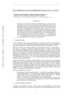 Fast Proxies for LLM Robustness Evaluation