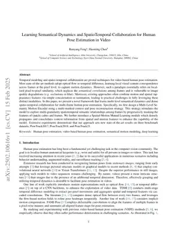 Learning semantical dynamics and spatiotemporal collaboration for human pose estimation in video