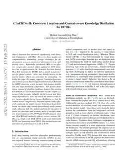 CLoCKDistill: Consistent Location-and-Context-aware Knowledge Distillation for DETRs