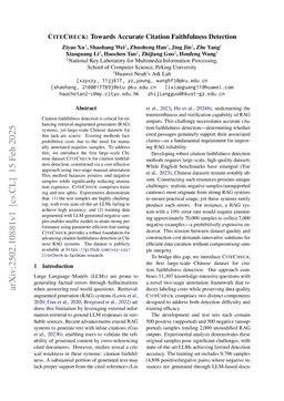 CiteCheck: Towards Accurate Citation Faithfulness Detection