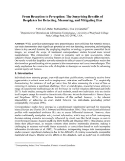 From Deception to Perception: The Surprising Benefits of Deepfakes for Detecting, Measuring, and Mitigating Bias