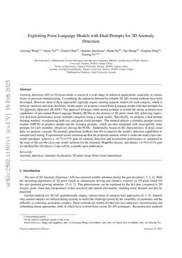 Exploiting Point-Language Models with Dual-Prompts for 3D Anomaly Detection