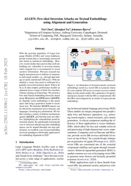ALGEN: Few-shot Inversion Attacks on Textual Embeddings using Alignment and Generation