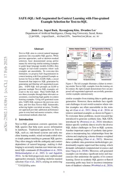 SAFE-SQL: Self-Augmented In-Context Learning with Fine-grained Example Selection for Text-to-SQL