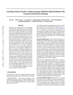 Learning to Keep a Promise: Scaling Language Model Decoding Parallelism with Learned Asynchronous Decoding