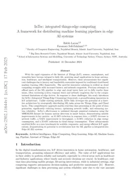 InTec: integrated things-edge computing: a framework for distributing machine learning pipelines in edge AI systems