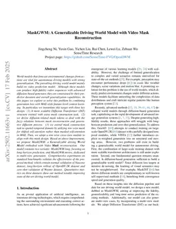 MaskGWM: A Generalizable Driving World Model with Video Mask Reconstruction
