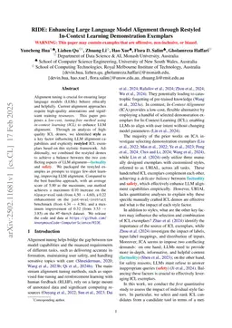 RIDE: Enhancing Large Language Model Alignment through Restyled In-Context Learning Demonstration Exemplars