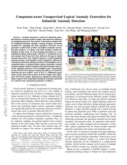 Component-aware Unsupervised Logical Anomaly Generation for Industrial Anomaly Detection
