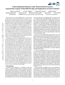 Understanding RowHammer Under Reduced Refresh Latency: Experimental Analysis of Real DRAM Chips and Implications on Future Solutions