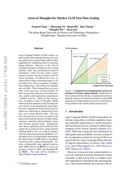 Atom of Thoughts for Markov LLM Test-Time Scaling