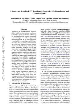 A Survey on Bridging EEG Signals and Generative AI: From Image and Text to Beyond