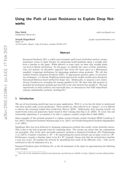 Using the Path of Least Resistance to Explain Deep Networks
