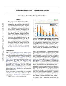 Diffusion Models without Classifier-free Guidance
