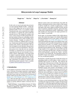 Idiosyncrasies in Large Language Models