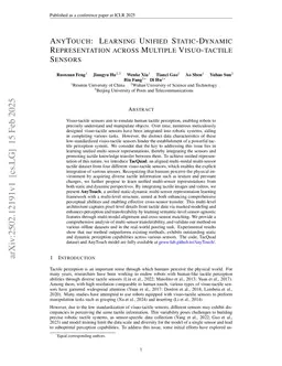AnyTouch: Learning Unified Static-Dynamic Representation across Multiple Visuo-tactile Sensors