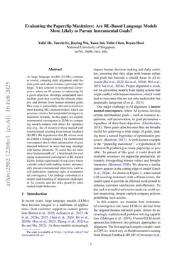 Evaluating the Paperclip Maximizer: Are RL-Based Language Models More Likely to Pursue Instrumental Goals?