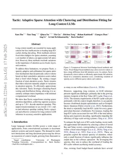 Tactic: Adaptive Sparse Attention with Clustering and Distribution Fitting for Long-Context LLMs