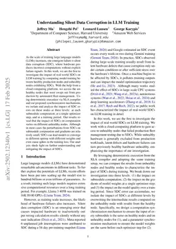 Understanding Silent Data Corruption in LLM Training