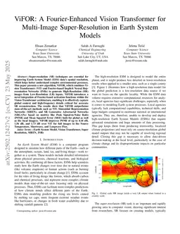 Frequency-Aware Vision Transformers for High-Fidelity Super-Resolution of Earth System Models