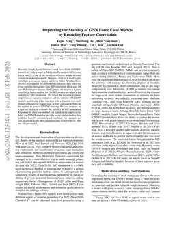 Improving the Stability of GNN Force Field Models by Reducing Feature Correlation