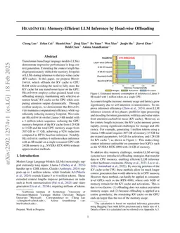 HeadInfer: Memory-Efficient LLM Inference by Head-wise Offloading