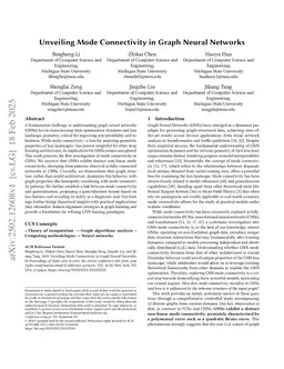 Unveiling Mode Connectivity in Graph Neural Networks