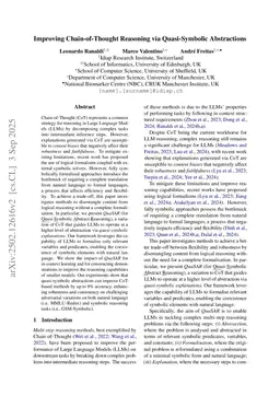 Improving Chain-of-Thought Reasoning via Quasi-Symbolic Abstractions