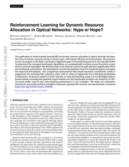 Reinforcement Learning for Dynamic Resource Allocation in Optical Networks: Hype or Hope?