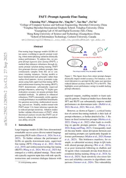 PAFT: Prompt-Agnostic Fine-Tuning