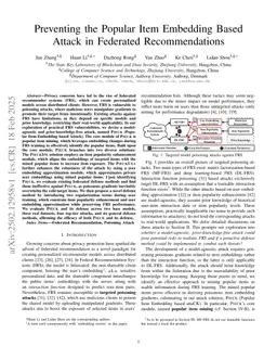 Preventing the Popular Item Embedding Based Attack in Federated Recommendations