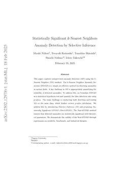 Quantifying Statistical Significance of Deep Nearest Neighbor Anomaly Detection via Selective Inference