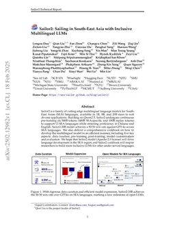 Sailor2: Sailing in South-East Asia with Inclusive Multilingual LLMs