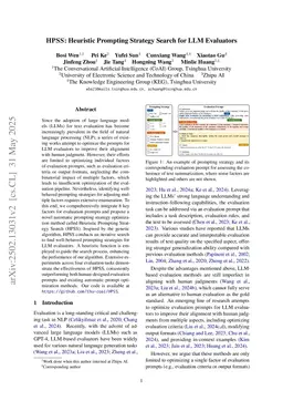 HPSS: Heuristic Prompting Strategy Search for LLM Evaluators