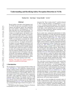 Understanding and Rectifying Safety Perception Distortion in VLMs