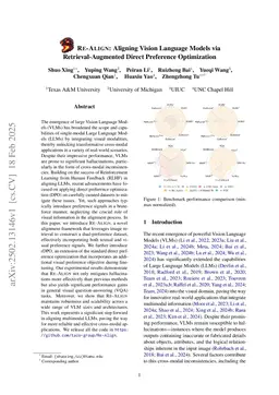 Re-Align: Aligning Vision Language Models via Retrieval-Augmented Direct Preference Optimization