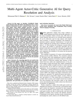 Multi-Agent Actor-Critic Generative AI for Query Resolution and Analysis