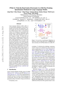 PTQ1.61: Push the Real Limit of Extremely Low-Bit Post-Training Quantization Methods for Large Language Models