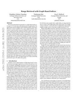 Range Retrieval with Graph-Based Indices