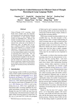 Stepwise Perplexity-Guided Refinement for Efficient Chain-of-Thought Reasoning in Large Language Models
