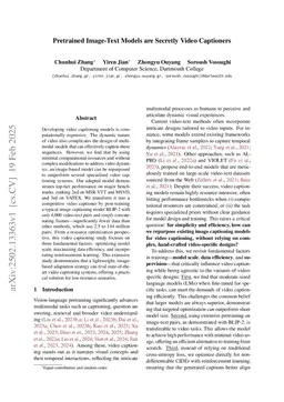 Pretrained Image-Text Models are Secretly Video Captioners