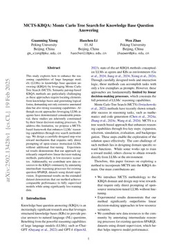 MCTS-KBQA: Monte Carlo Tree Search for Knowledge Base Question Answering