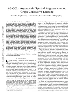 AS-GCL: Asymmetric Spectral Augmentation on Graph Contrastive Learning