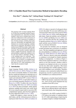 C2T: A Classifier-Based Tree Construction Method in Speculative Decoding